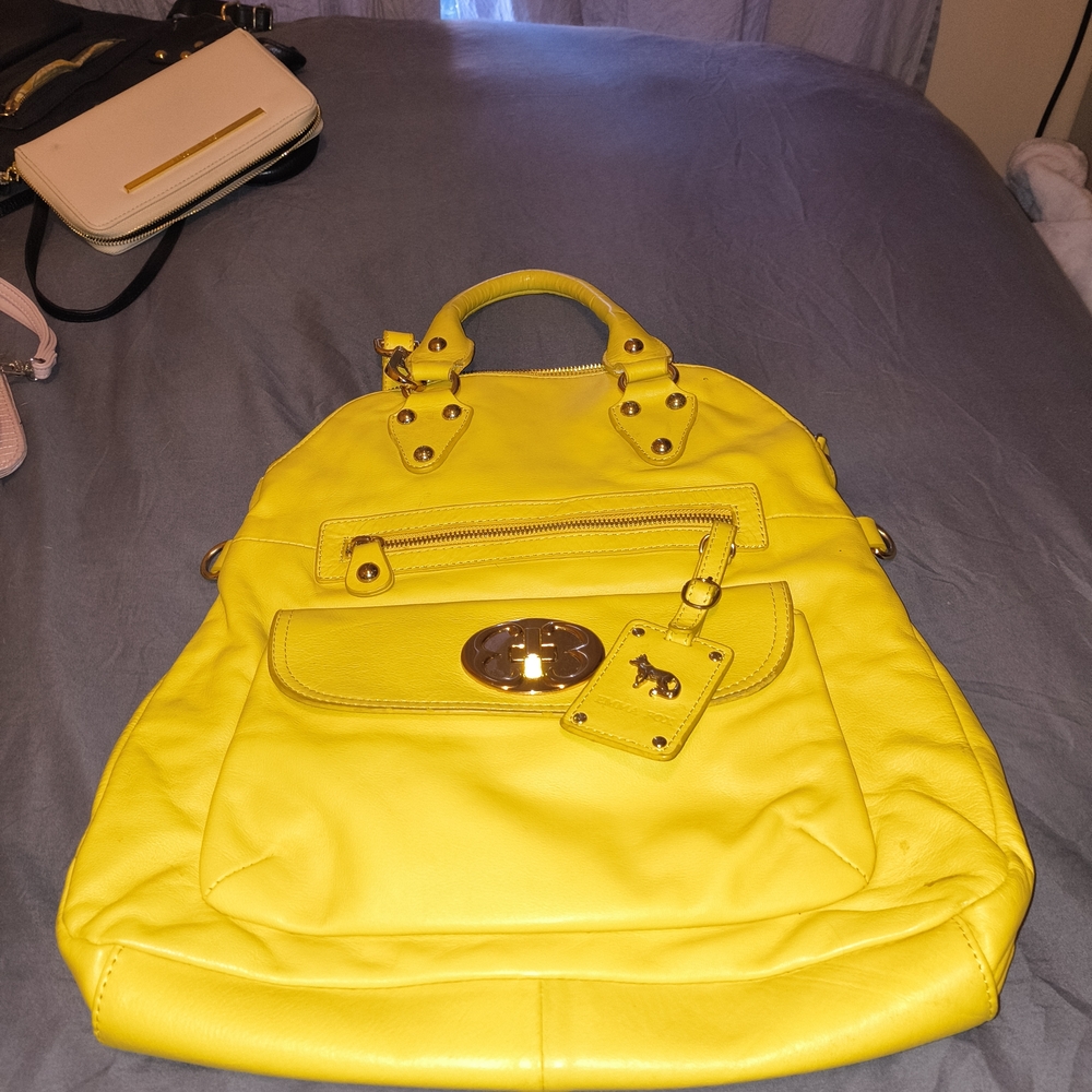 Emma Fox Bright Yellow Crossbody Bag